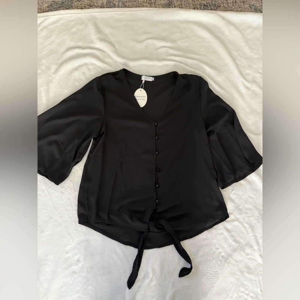 Black Blouse NWT